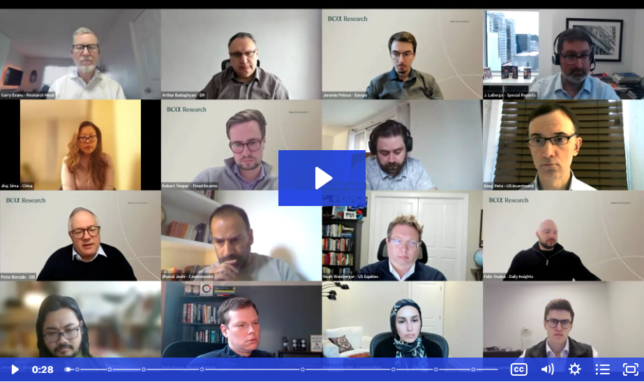 BCA Views Meeting: Macro and Market Implications of the Iran War