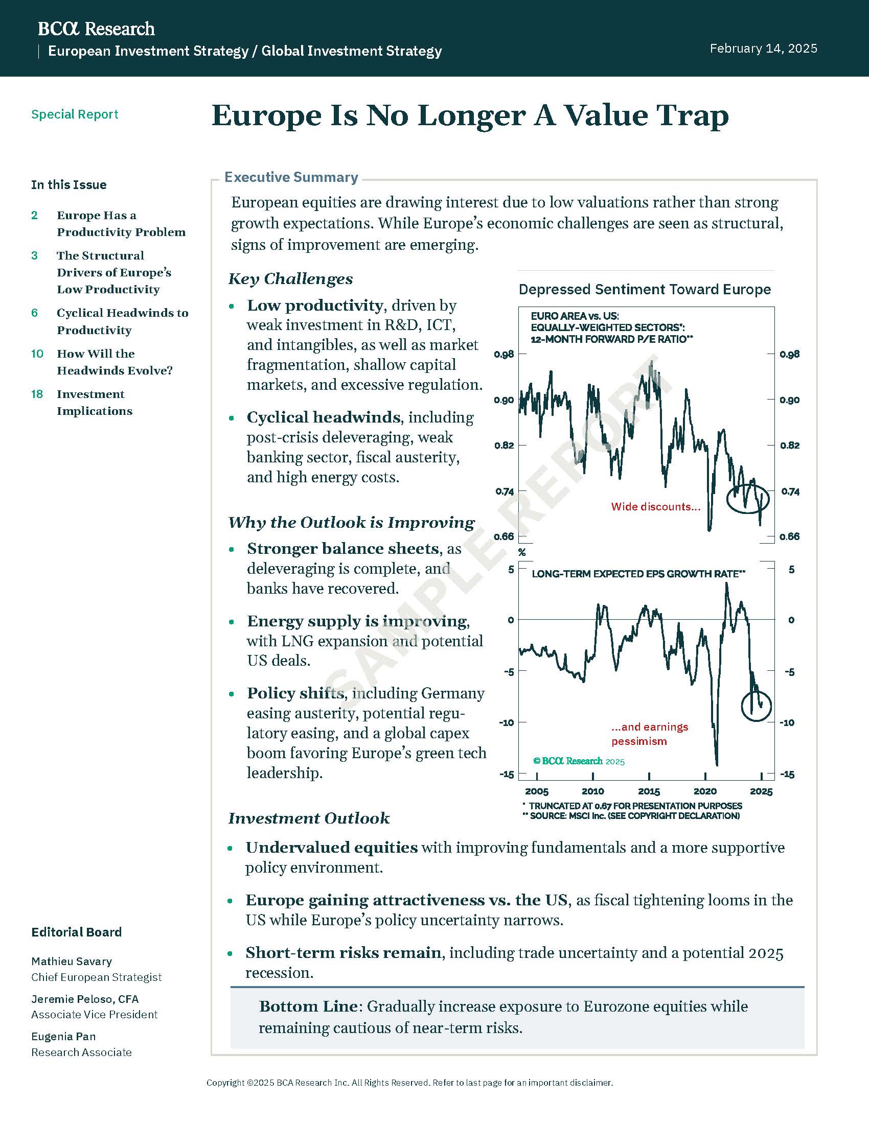 Europe No Longer Value Trap