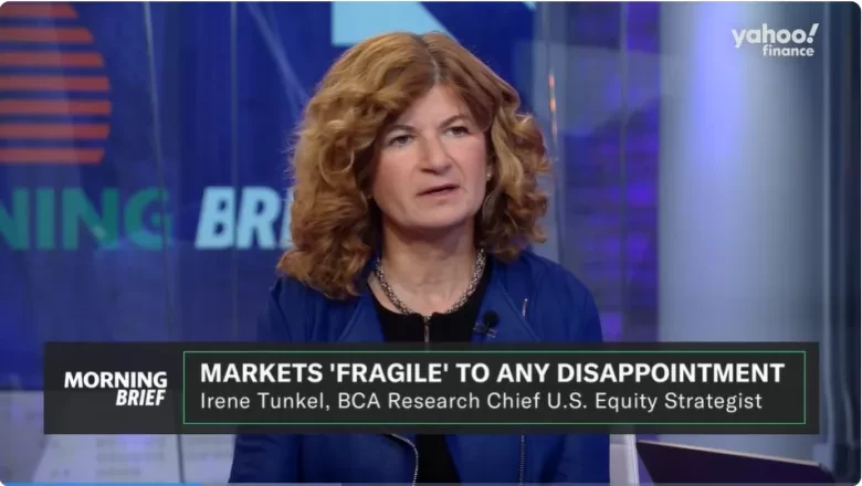 Irene Tunkel appears on Yahoo Finance discussing U.S. markets.